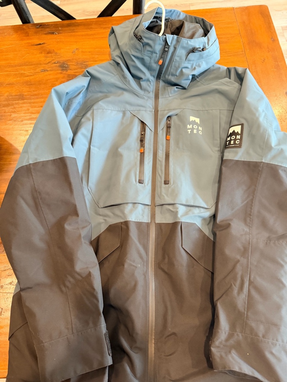 Mens Montec Ski Jacket Men Metal Blue/Black
